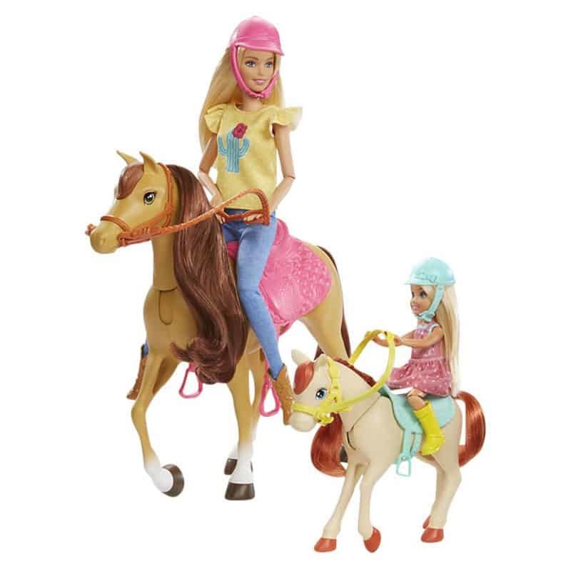 hardop Kritisch Baffle Barbie & Chelsea met paarden - Happyland